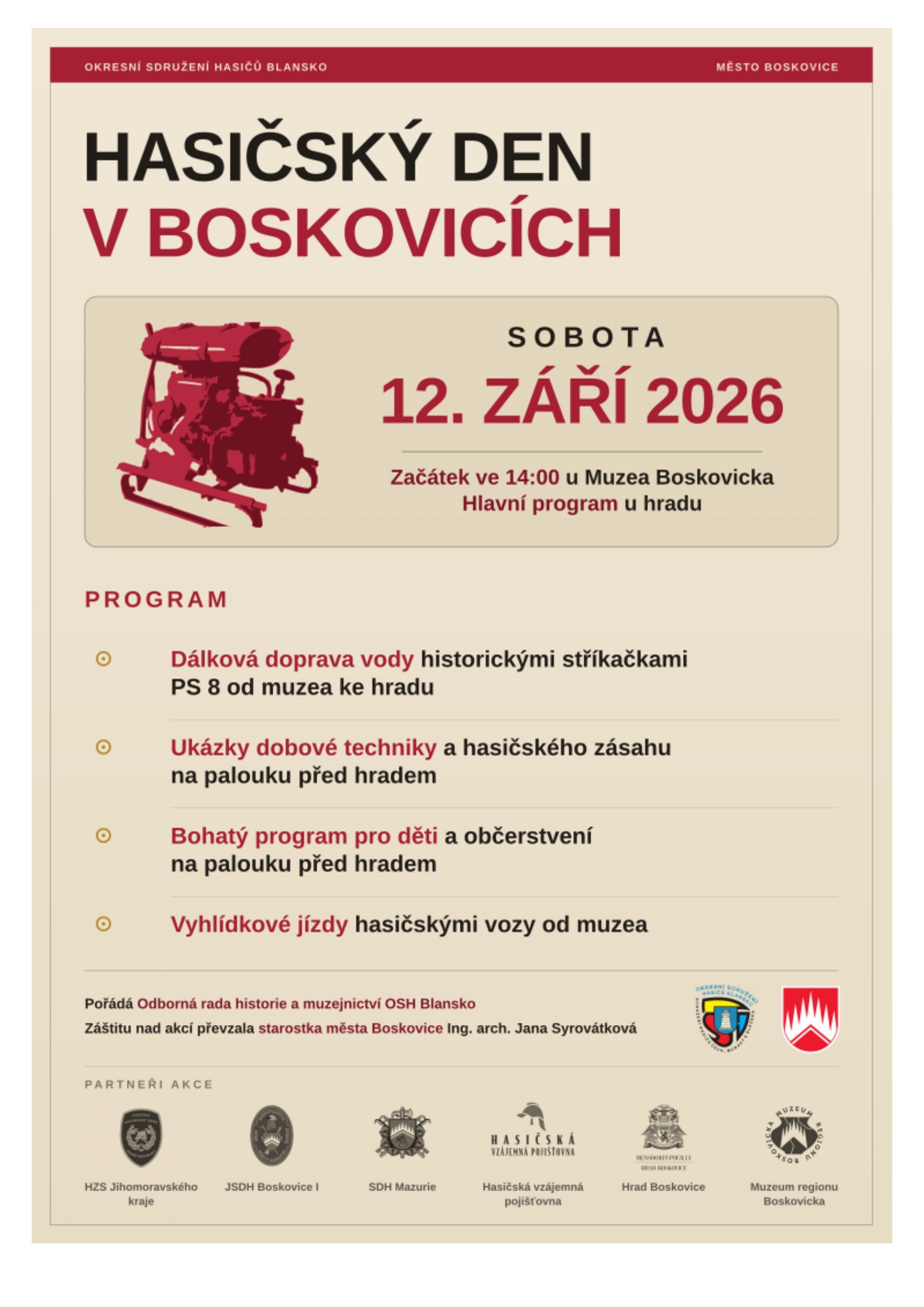 Hasičský den Boskovice
