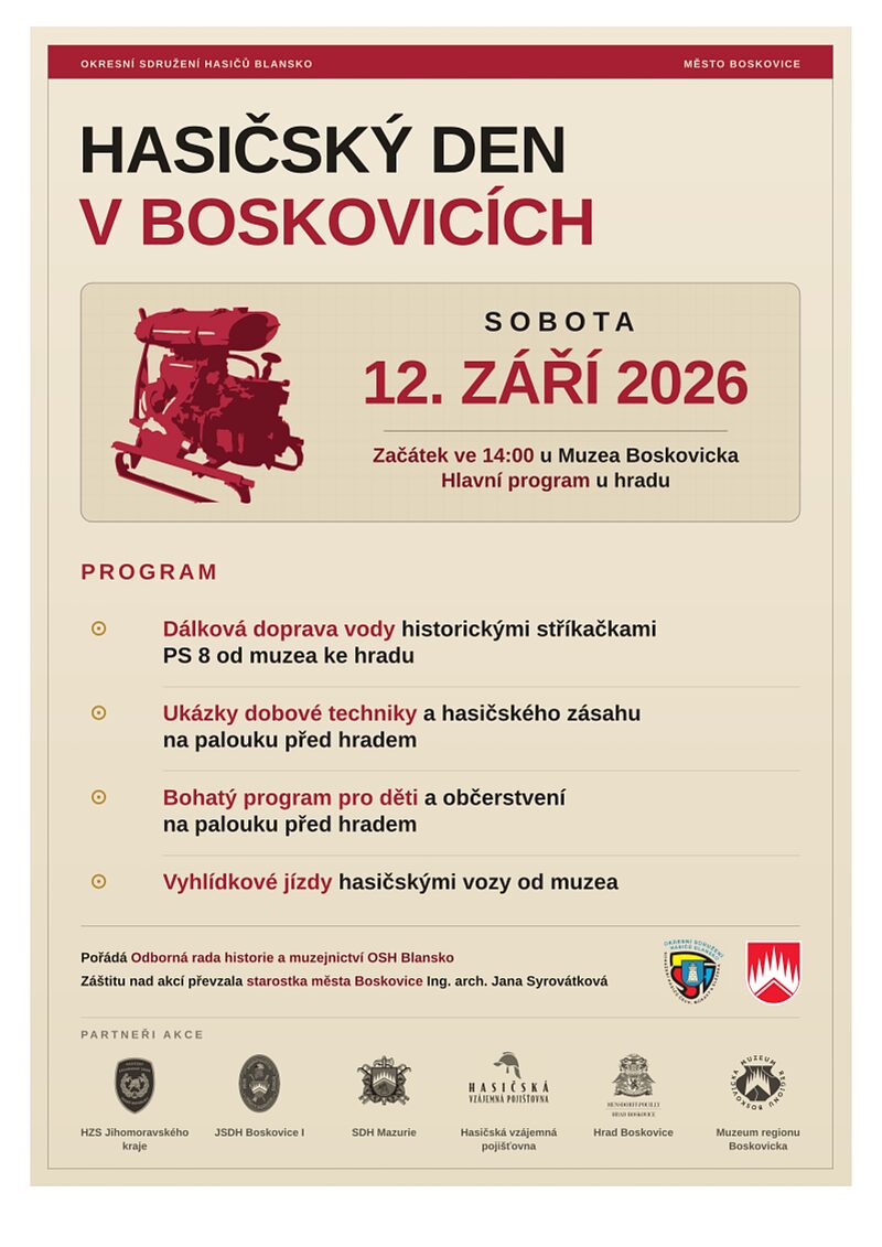 Hasičský den Boskovice